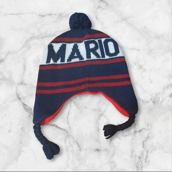 Bio World Super Mario Sock Hat Beanies S/M Winter 2013 Pig Tails - Picture 3 of 10